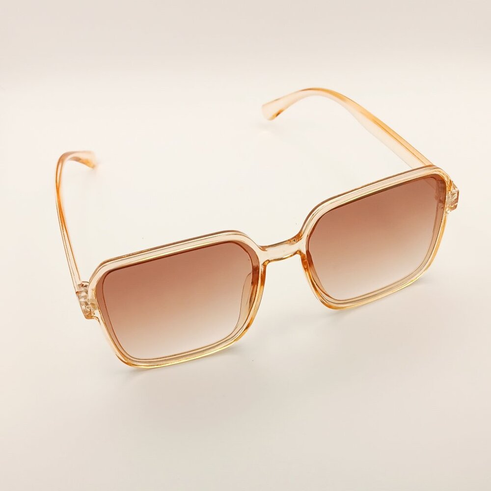 Pale Auburn Sunglasses with Auburn Lens